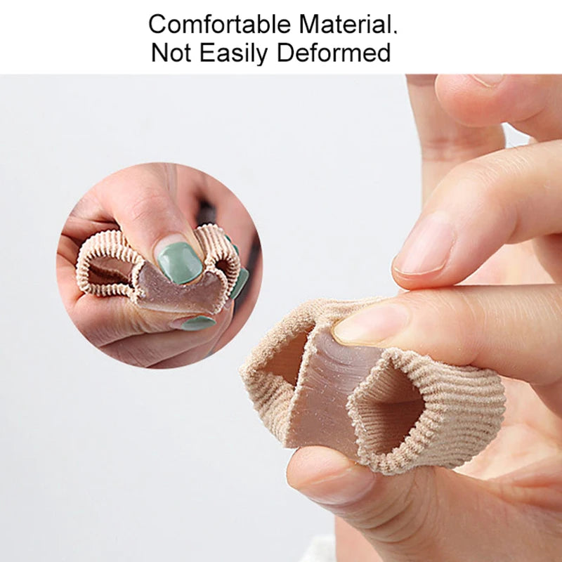 Toe Separator Silicone Pedicure Tools – Bunion Corrector & Gel Insoles for Shoes (1/2/4pcs)