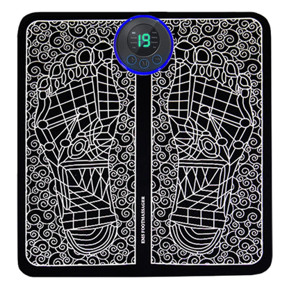Electric Foot Massager Pad Muscle Stimulator for Pain Relief & Relaxation