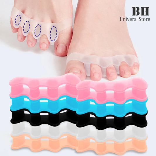 Toe Spacers & Straighteners – Silicone Pain Relief Bunion Protectors for Men & Women