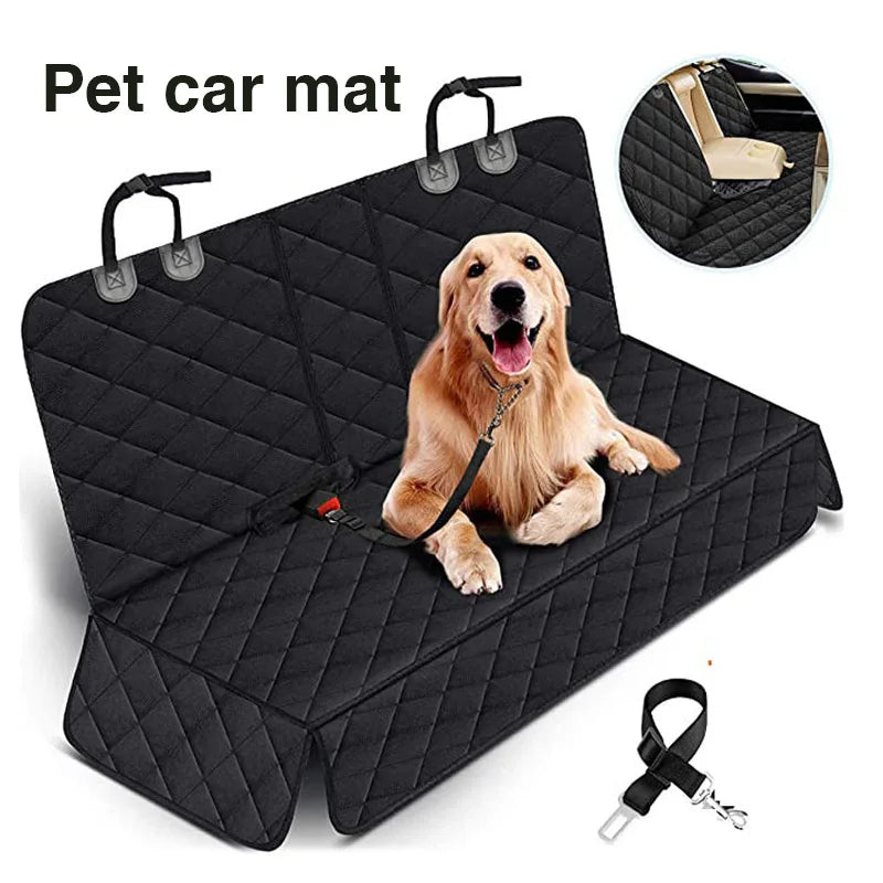 Waterproof Car Dog Seat Cover for Back Seat – Non-Slip Universal Pet Seat Protector and Safety Carrier Mat