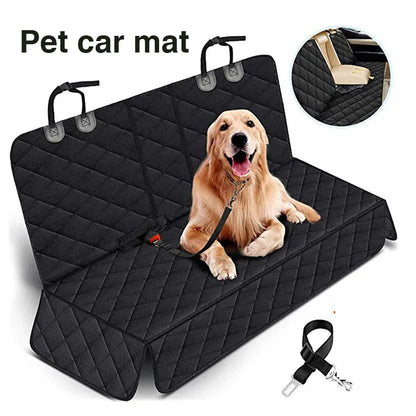 Waterproof Car Dog Seat Cover for Back Seat – Non-Slip Universal Pet Seat Protector and Safety Carrier Mat