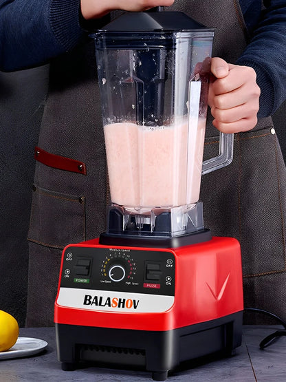 2000W Heavy-Duty Commercial Blender – High-Power Juicer and Food Processor for Ice, Smoothies, and Kitchen Use – BPA-Free