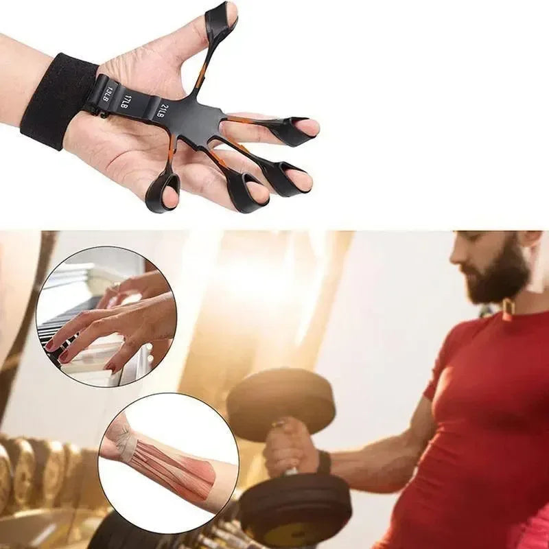Silicone Finger Trainer – 5 Finger Hand & Wrist Stretcher for Strength and Recovery