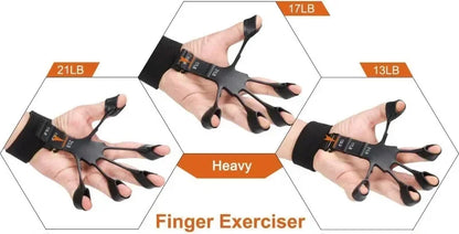 Silicone Finger Trainer – 5 Finger Hand & Wrist Stretcher for Strength and Recovery