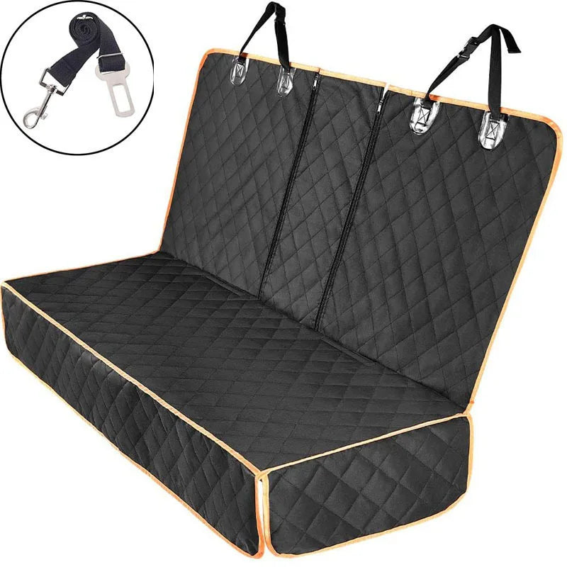 Waterproof Car Dog Seat Cover for Back Seat – Non-Slip Universal Pet Seat Protector and Safety Carrier Mat