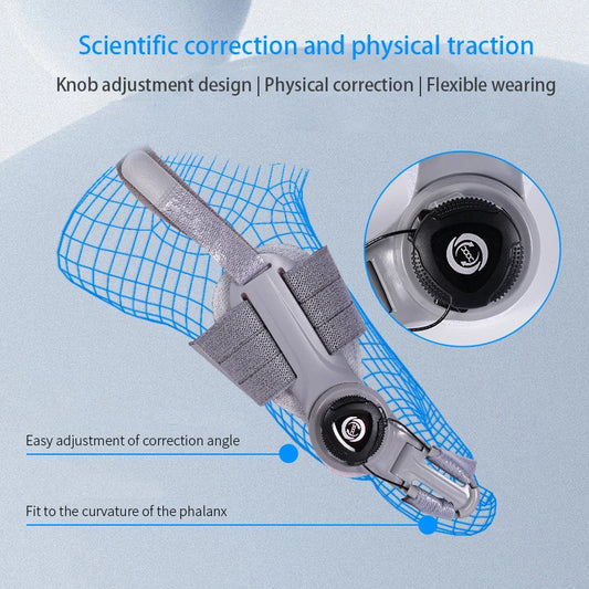 Bunion Corrector – Adjustable Toe Separator & Straightener for Hallux Valgus Relief (Unisex)