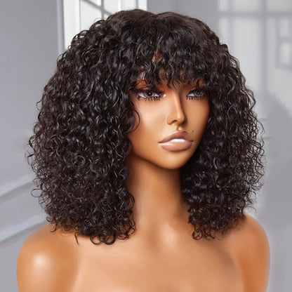 XBeauty Sleek Natural Body Flip Short Wig – 100% Brazilian Remy Human Hair
