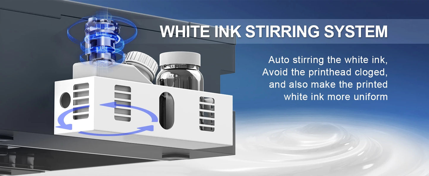 FlexiFilm XP600 DTF Printer Kit – 8.5"/13" A4/A3 Direct-to-Film Machine for T-Shirts & Apparel