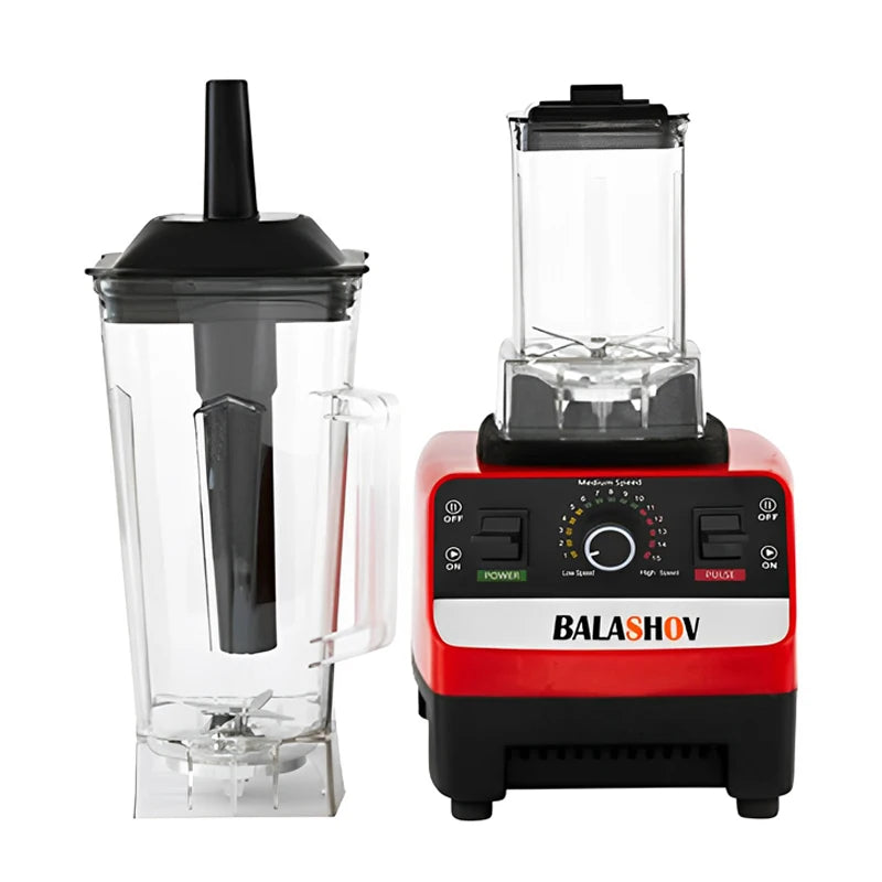 2000W Heavy-Duty Commercial Blender – High-Power Juicer and Food Processor for Ice, Smoothies, and Kitchen Use – BPA-Free