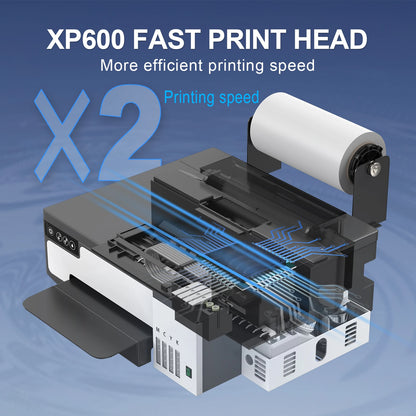 FlexiFilm XP600 DTF Printer Kit – 8.5"/13" A4/A3 Direct-to-Film Machine for T-Shirts & Apparel