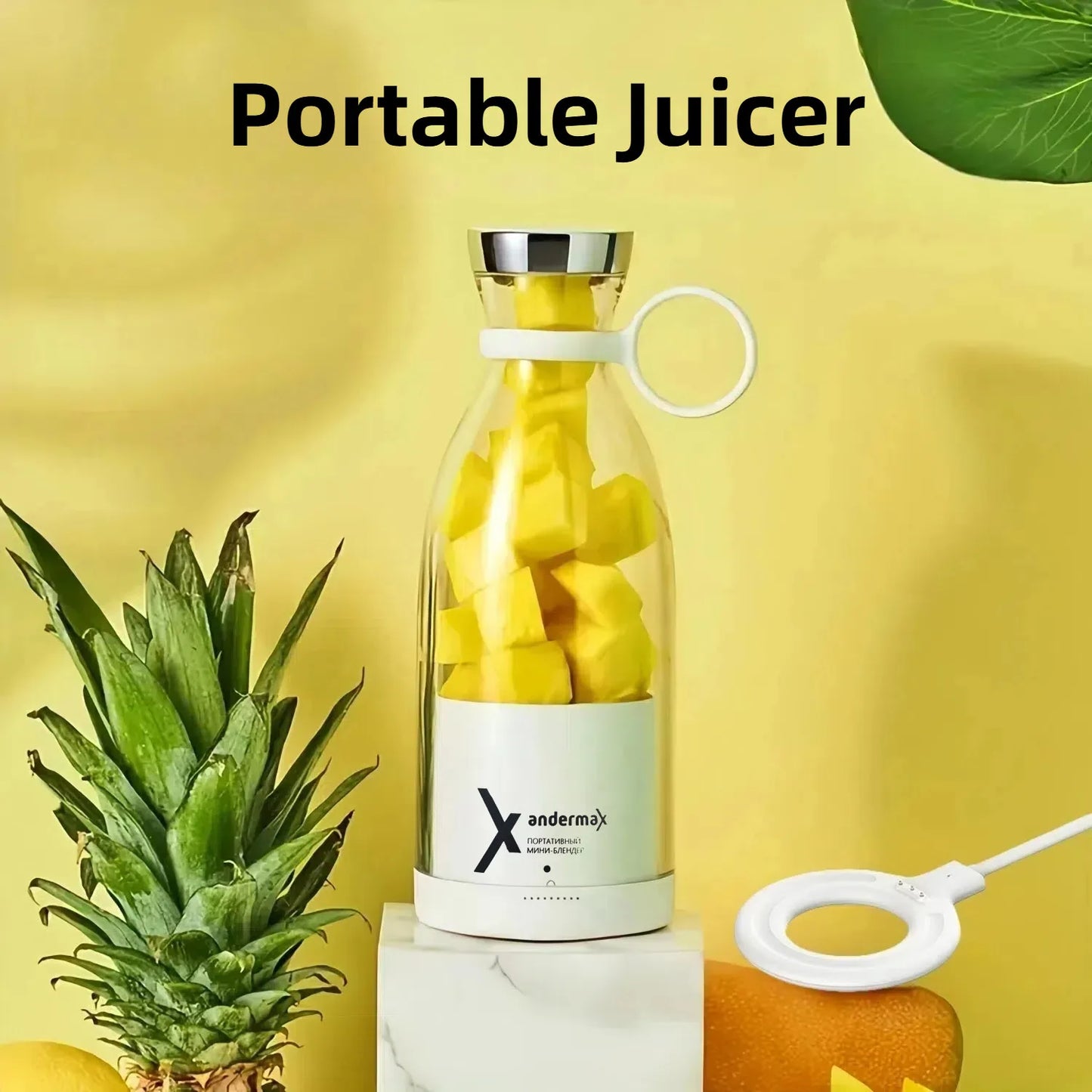 Portable USB Juicer Blender – Mini Fruit & Smoothie Maker