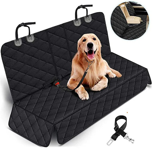Waterproof Car Dog Seat Cover for Back Seat – Non-Slip Universal Pet Seat Protector and Safety Carrier Mat