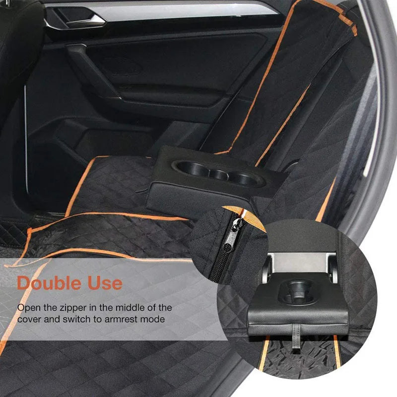 Waterproof Car Dog Seat Cover for Back Seat – Non-Slip Universal Pet Seat Protector and Safety Carrier Mat