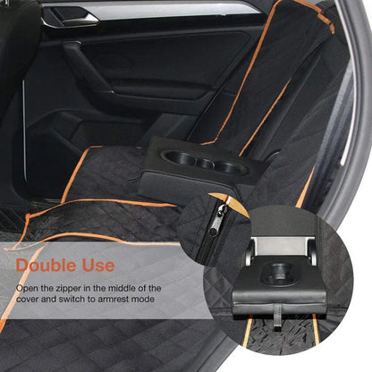 Waterproof Car Dog Seat Cover for Back Seat – Non-Slip Universal Pet Seat Protector and Safety Carrier Mat