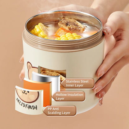 Stainless Steel Thermal Bento Lunch Box Large Capacity Insulated Food Container