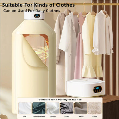Portable Electric Clothes Dryer – Foldable Smart Laundry Dryer with Timer & Remote Control