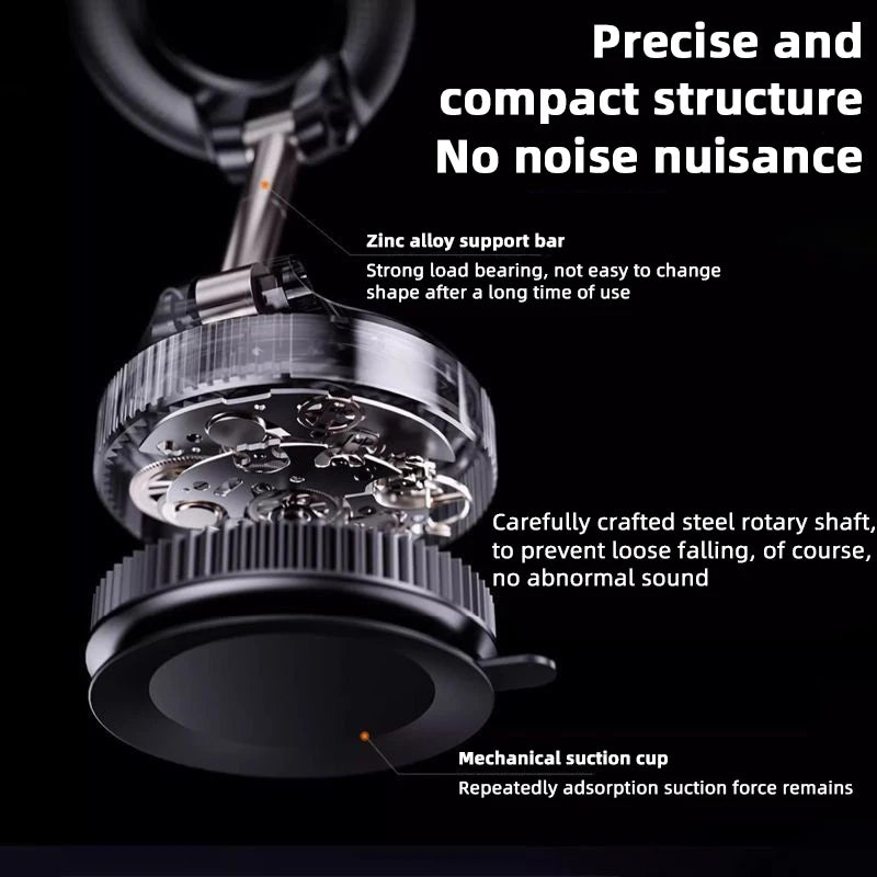 FlexiMag Axis Holder – Triple-Rotation Magnetic Phone Stand