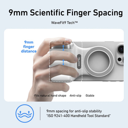 TELESIN Magnetic Phone Camera Grip with Remote – Shooting Handle for iPhone, Huawei & Samsung