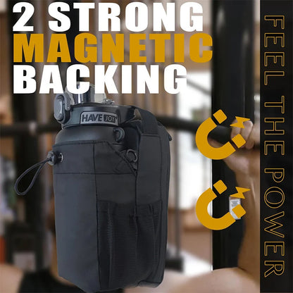 Magnetic Gym Bag – Large Capacity Sports Carrier with Phone Pocket & Water Bottle Holder | Portable Gym Accessories Organizer