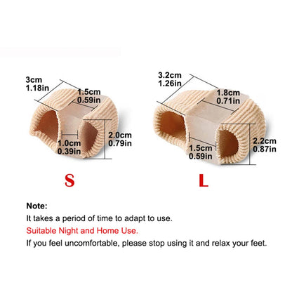Toe Separator Silicone Pedicure Tools – Bunion Corrector & Gel Insoles for Shoes (1/2/4pcs)