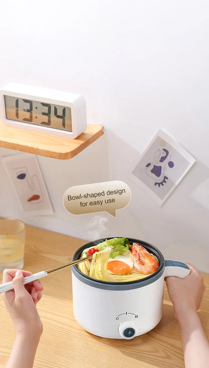 1.7L Electric Rice Cooker – Non-Stick Multi Cooker with Steamer, Smart Mechanical Controls, 220V