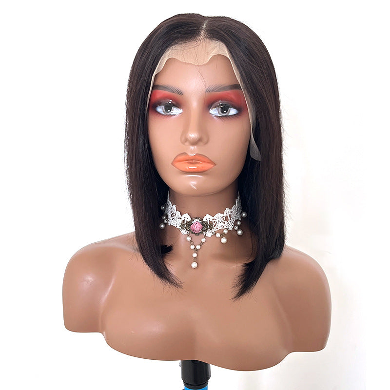 Factory-Direct 100% Real Human Hair Wig – Silk Top, Natural Look