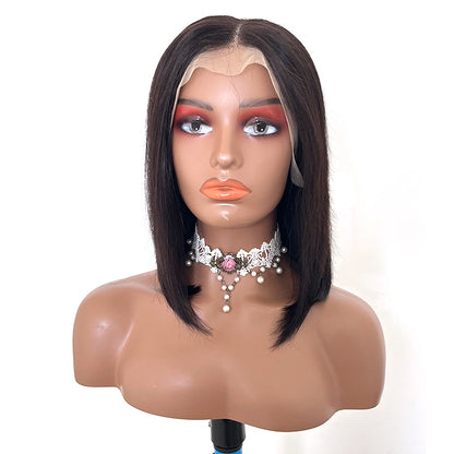 Factory-Direct 100% Real Human Hair Wig – Silk Top, Natural Look