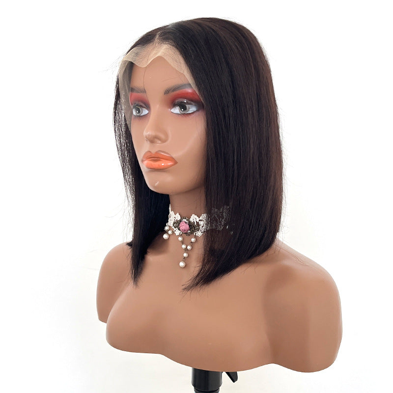Factory-Direct 100% Real Human Hair Wig – Silk Top, Natural Look
