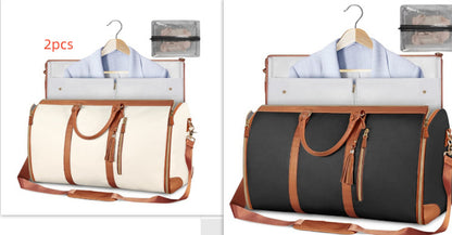 Large Capacity Travel Duffle Bag – Women’s Handbag, Folding Suit Bag, Waterproof Tote