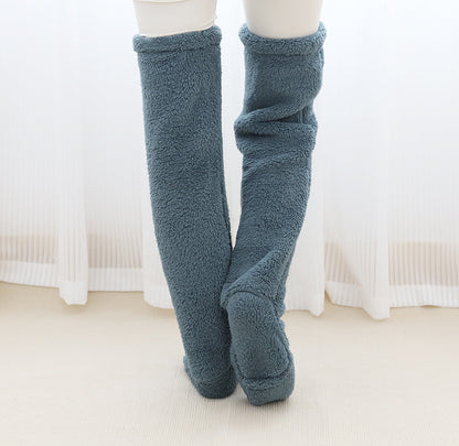 Goodbye Cold Nights! Cozy Over-Knee Fuzzy Socks for Snug Winter Warmth