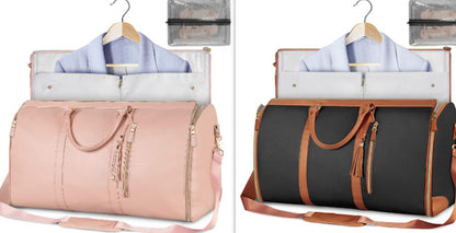 Large Capacity Travel Duffle Bag – Women’s Handbag, Folding Suit Bag, Waterproof Tote