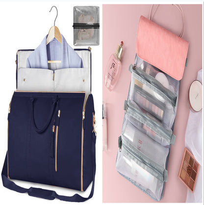 Large Capacity Travel Duffle Bag – Women’s Handbag, Folding Suit Bag, Waterproof Tote