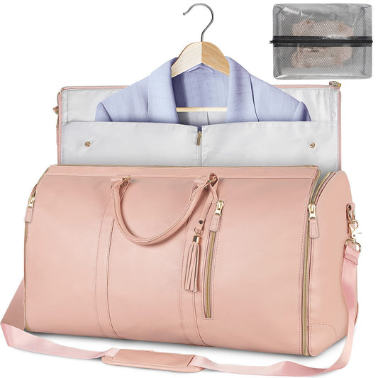 Large Capacity Travel Duffle Bag – Women’s Handbag, Folding Suit Bag, Waterproof Tote