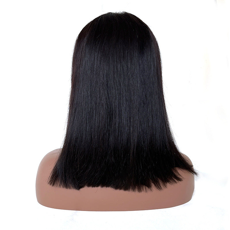 Factory-Direct 100% Real Human Hair Wig – Silk Top, Natural Look