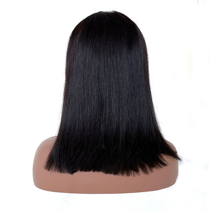 Factory-Direct 100% Real Human Hair Wig – Silk Top, Natural Look